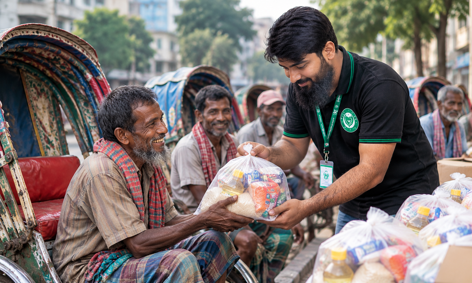 Support for Rickshaw Pullers